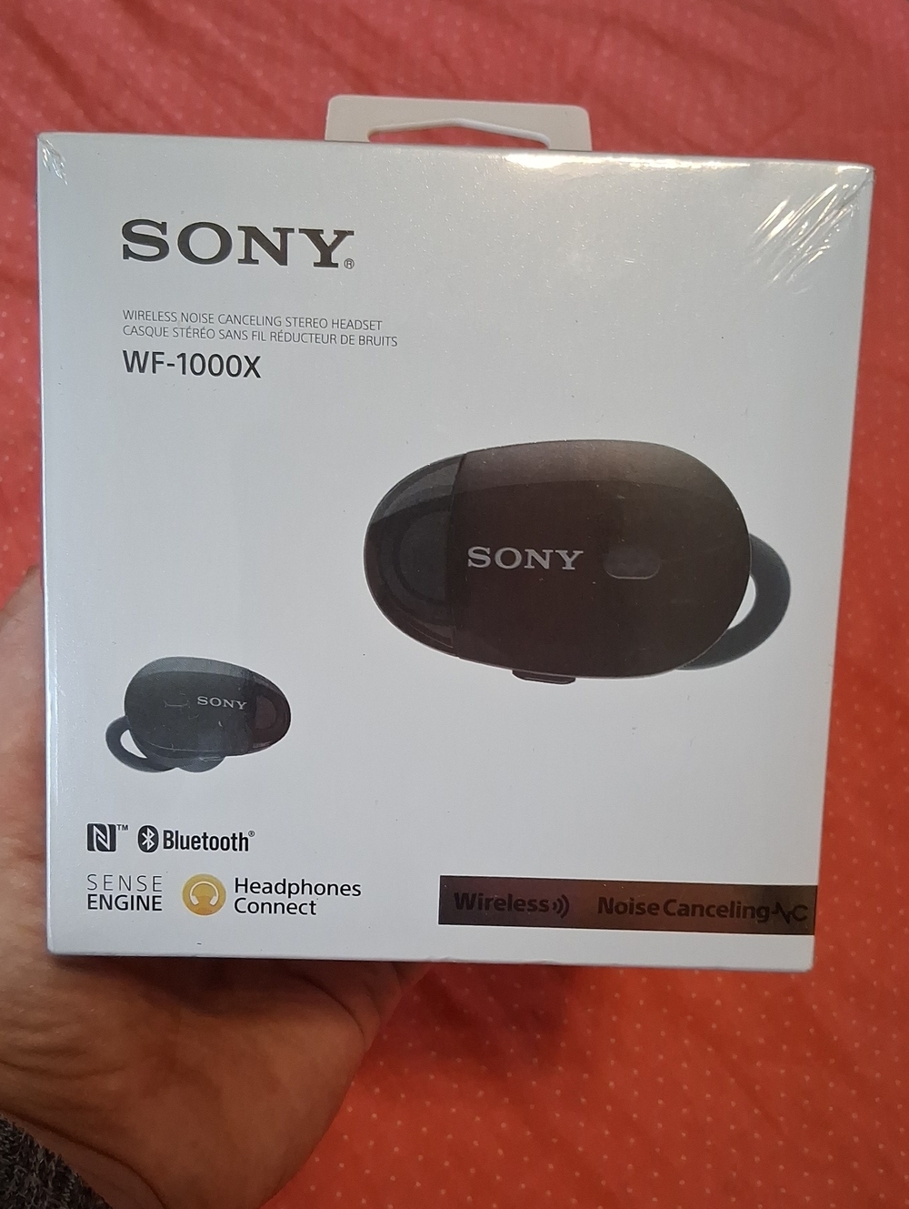 Sony WF-1000X Wireless Noise Canceling Stereo Headset, Sense Engine